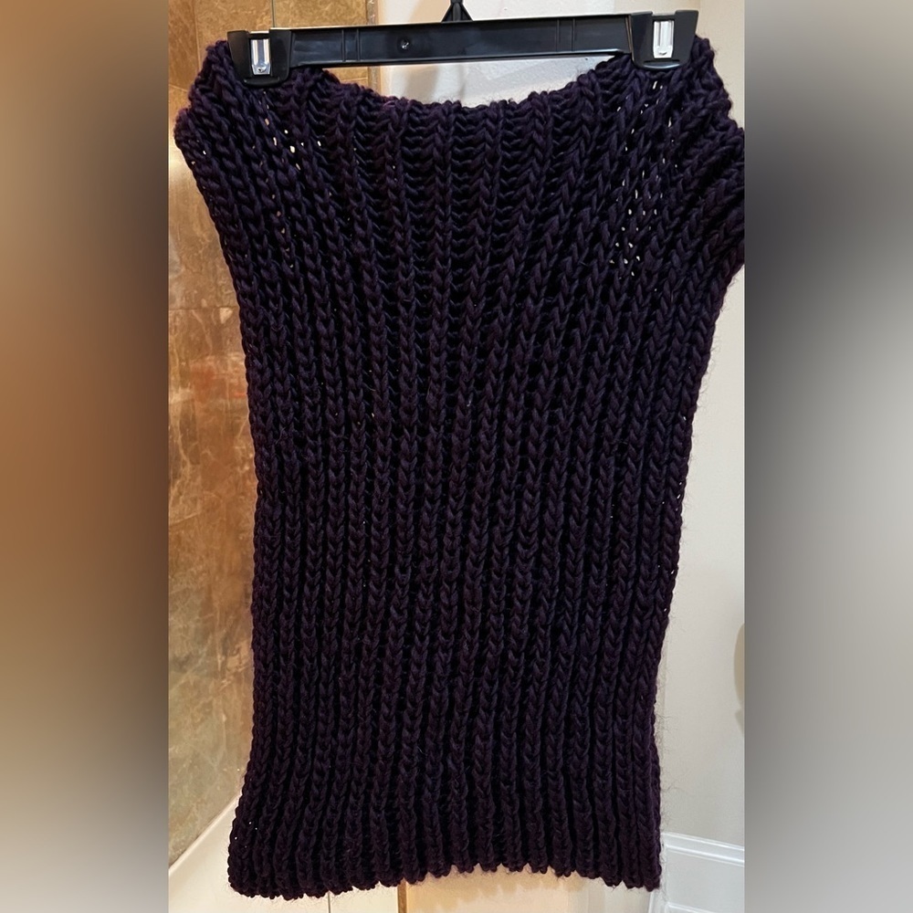 Extra Thick Purple Infinity Scarf
